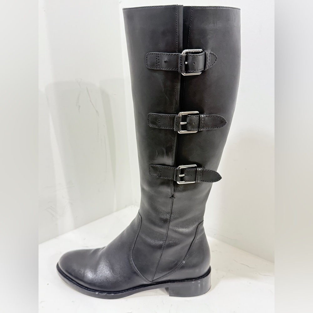 ECCO - HOBART LEATHER 3 BUCKLE DETAIL BOOTS size 40